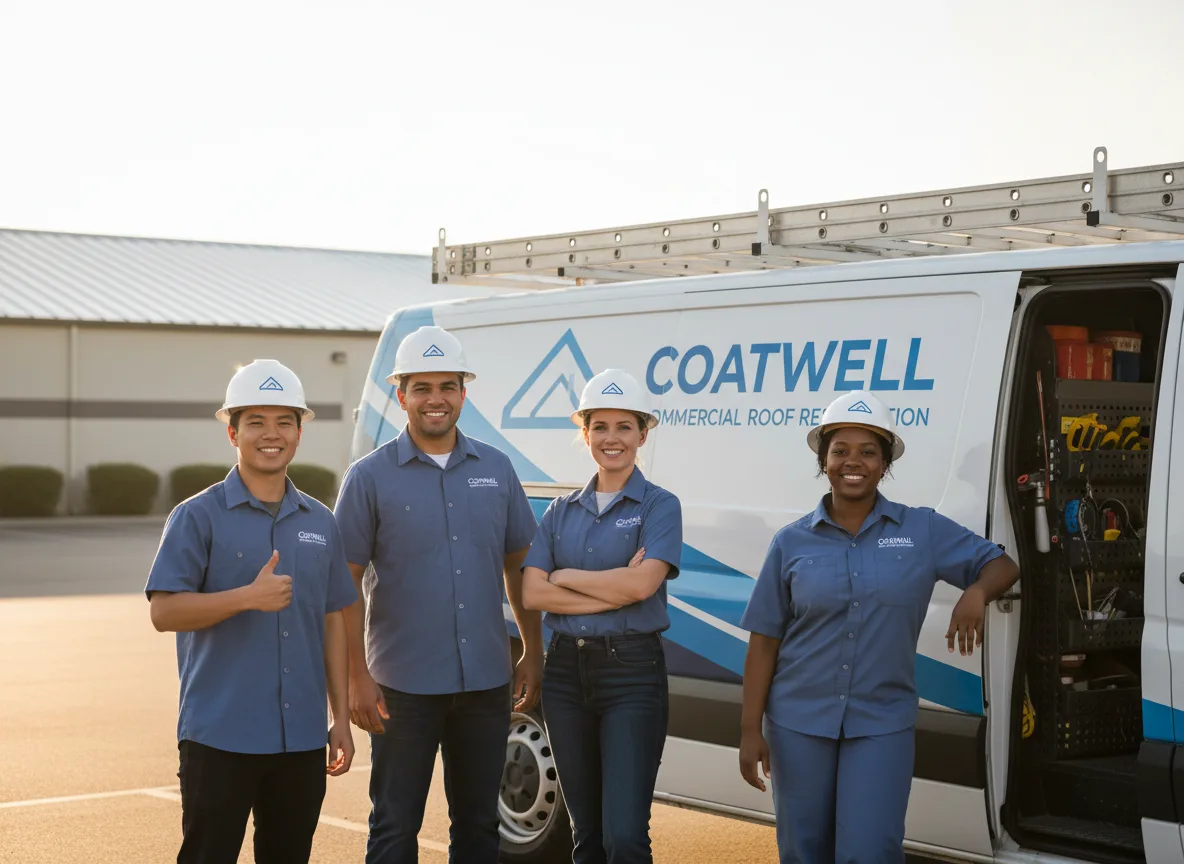 Commercial roof coating company in Readlyn, IA